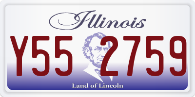 IL license plate Y552759