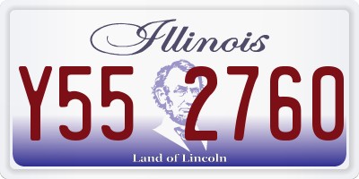 IL license plate Y552760