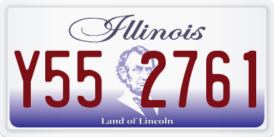 IL license plate Y552761