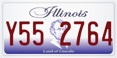 IL license plate Y552764