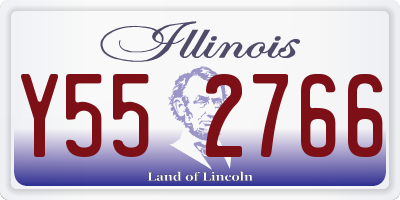 IL license plate Y552766