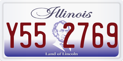 IL license plate Y552769