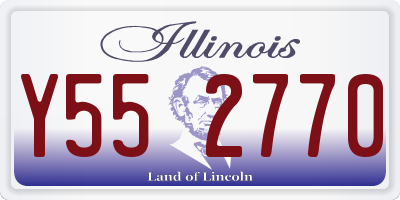 IL license plate Y552770