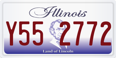 IL license plate Y552772