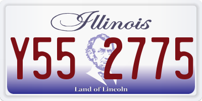 IL license plate Y552775