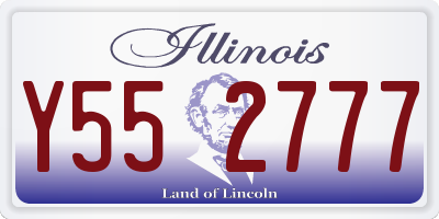 IL license plate Y552777
