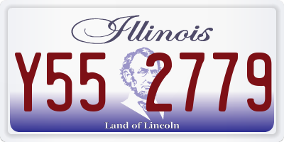 IL license plate Y552779
