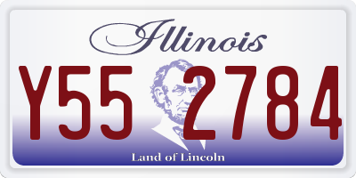 IL license plate Y552784