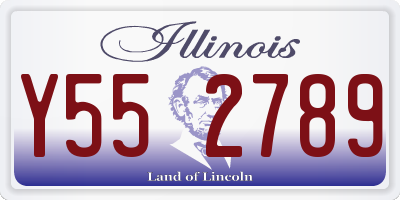 IL license plate Y552789