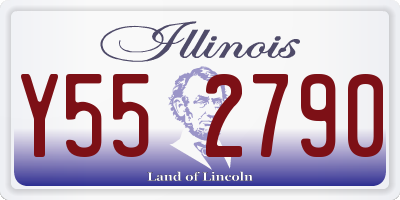 IL license plate Y552790