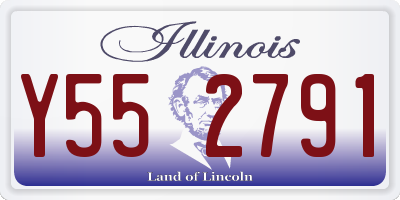 IL license plate Y552791