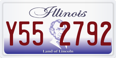 IL license plate Y552792