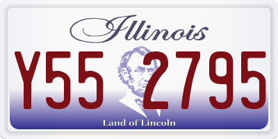 IL license plate Y552795