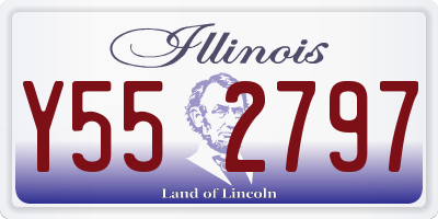 IL license plate Y552797