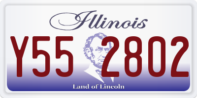 IL license plate Y552802
