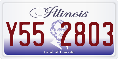 IL license plate Y552803