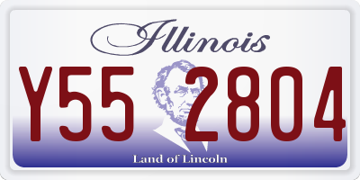 IL license plate Y552804
