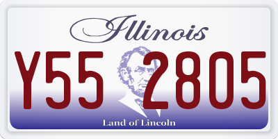 IL license plate Y552805