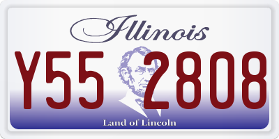 IL license plate Y552808