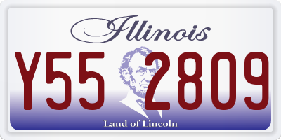 IL license plate Y552809