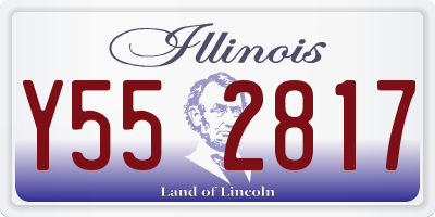 IL license plate Y552817