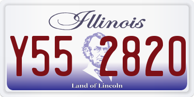IL license plate Y552820