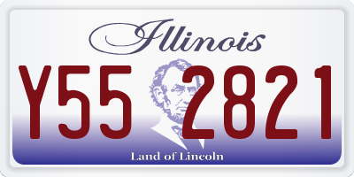 IL license plate Y552821