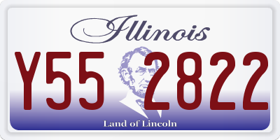 IL license plate Y552822