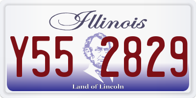 IL license plate Y552829