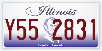 IL license plate Y552831