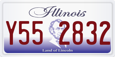 IL license plate Y552832