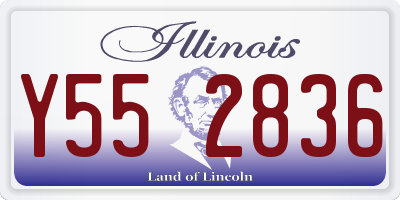 IL license plate Y552836