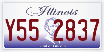 IL license plate Y552837