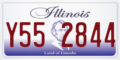IL license plate Y552844