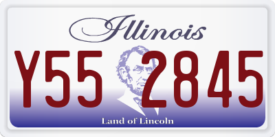 IL license plate Y552845