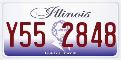 IL license plate Y552848
