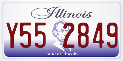 IL license plate Y552849