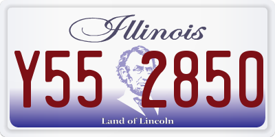 IL license plate Y552850