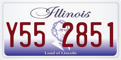 IL license plate Y552851