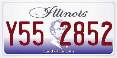 IL license plate Y552852
