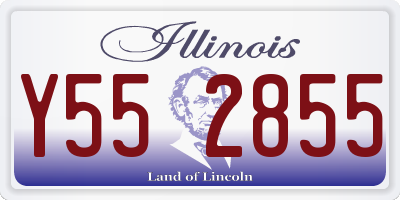 IL license plate Y552855
