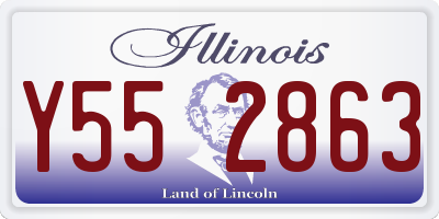 IL license plate Y552863