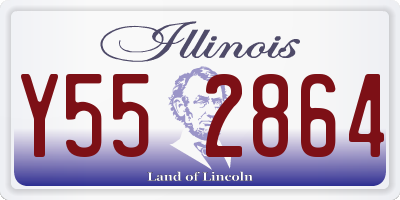 IL license plate Y552864