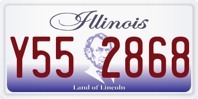 IL license plate Y552868