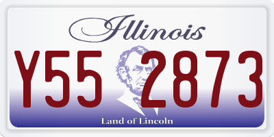 IL license plate Y552873