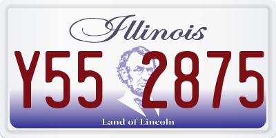 IL license plate Y552875