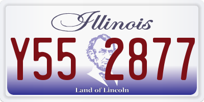 IL license plate Y552877