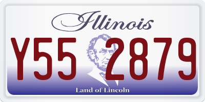 IL license plate Y552879
