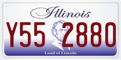 IL license plate Y552880