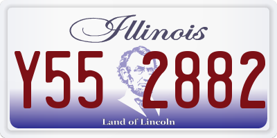 IL license plate Y552882